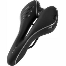 편안한 자전거 안장 MTB 산악 도로 자전거 좌석 중공 젤 사이클링 쿠션 운동 자전거 안장 남성과 여성을위한, 02 Type A Black