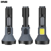 DFMEI 충전 랜턴 외장 18650 출력 가능 실리콘 파워 라이트 랜턴, C90, 1개