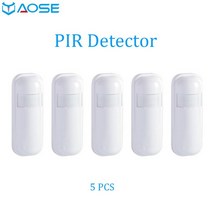 무선 모션 센서 감지기 YUPA 433MHz EV1527 적외선 PIR 탐지기 105 106 107 홈 보안 경보 시스템, 없음, 5.5