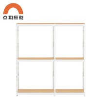 맞춤선반 대형선반 앵글 1500 x 600 x 1950 3단, A형 900+600, 블랙