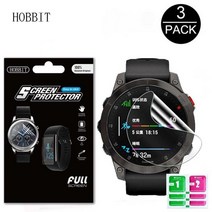 가전제품 액세서리 3pcs 소프트 TPU 하이드로 겔 보호 필름 Garmin Epix Gen 2 스마트 워치 슬림 방지 스크, 에픽스 2세대