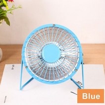 휴대용 미니 전기 히터 온풍기 새로운 사무실 방향의 무료 제어 공기 탁상 8, 푸른, 4인치 나