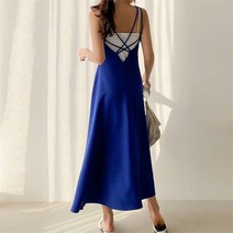 삐까삐까 오드리 엑스스트랩 플레어원피스