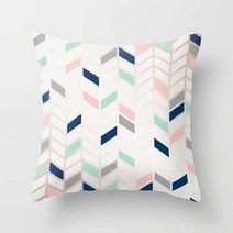 밝은 컬러 인테리어 소파 쿠션 커버 45x45 B타입, 단품