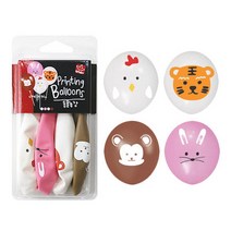 차이야 놀자 - 귀여운 동물 놀이 풍선(2종중 1가지), 2.동물농장(오리젖소곰돼지)