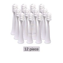샤오미 미자아 전동 칫솔 모 미지아 T100 용 교체 브러시 헤드 미 스마트 치아 미백, 03.12pcs