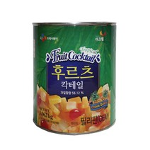 이츠웰 후르츠칵테일3.062kg/파인애플/캔/과일/파파야/코코넛밀크/체리/통조림/빙수, 후르츠칵테일3.062kg