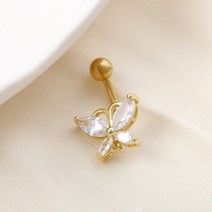 식스미 나비 배꼽 피어싱 이너컨츠 써지컬 아웃컨츠 별존 리얼빈티지
