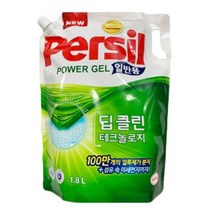 퍼실 딥클린 파워젤 일반용 액상세제 리필, 1.8L, 1개