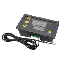 AC110-220V 12V 24V 프로브 라인 디지털 온도 조절기 열/냉각 제어 악기와 LED 디스플레이, 03 AC110-220V