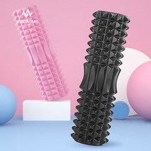 파워몬 폼롤러 스트레칭 마사지 돌기폼롤러 마사지롤러 필라테스 요가 종아리 알 근육 제거, 2. 33cm 퍼플