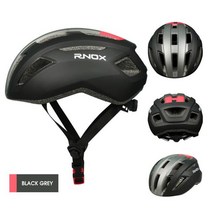 rnox 사이클링 헬멧 도로 자전거 전기 스쿠터 capacete 스포츠 남성 여성 mtb 자전거 헬멧 capacete ciclismo 사이클링 장비, 블랙 그레이