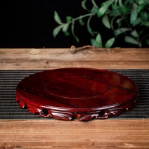 원목공예품 뿌리조각 받침대 어항 기석 헤드 향초 홀더 다관 불성 카트코트 원형 꽃병 대야 2777705106, 말라스목 직경 26CM 하이 2.5C