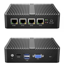 팬리스 미니 PC 인텔 셀러론 ESXI AES-NI J4125 쿼드 코어 4xIntel i225 2.5G LAN 소프트 라우터 HDMI VGA, 03 Windows 11Pro_03 UK, 06 4G DDR4 64G SSD