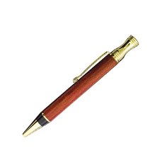 우드클럽 고급 원목 볼펜 골드 사무실 필기 노크식, 본상품