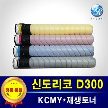 신도리코 미놀타 재생토너 검정 파랑 빨강 노랑 TN-221 TN221 D300 D301 CM2041 CM2101 Bizhub C227 C287 고품질, 빨강 : 21000매