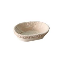 반느통 발효 빵 바구니 깜빠뉴 타원형 Banneton Brotform 베이킹 용품 Sourdough 휴대용 반죽 교정 짠 주방 도구, 1개
