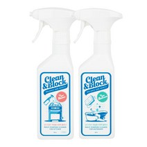 [클린앤블락] 강력한 다목적 클리너 주방용/욕실용, 주방용1개+욕실용1개