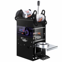 컵 실링기 밀봉 포장기 테이크아웃 커피 음료 업소용, 18cm 하이컵