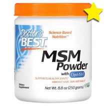 닥터스베스트 식이유황 MSM 파우더 가루 분말 Opti식이유황 8.8온즈 250 g