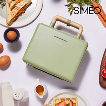 시메오 멀티 와플팬 와플메이커 DKK-T3201 분리형, 색상:크림베이지(3종)
