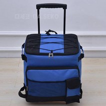 엘에스리빙 캠핑 낚시 야외활동 보온 보냉 아이스쿨러 바퀴형 카트형 아이스박스 43L