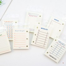 3공 12종 바인더 다이어리 포카 다꾸 A7 포토카드 다이어리꾸미기 속지 내지, 노트