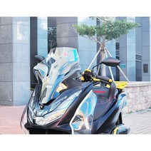 혼다 2023 PCX125 21-23년식 기비 튜닝 미들 스크린 59cm, 미들 59cm 스크린 + 보조스크린