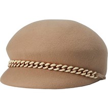 Badgley Mischka 뉴boy 캡 w/ 체인, Camel, Camel