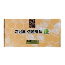 해광양초 3-3 밀랍 양초 1호 선물세트, 6개, 천연 밀랍향