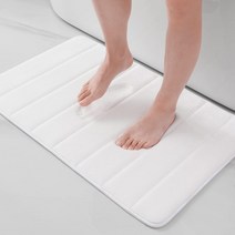 실리콘 목욕 매트 미끄럼 방지 샤워 욕실 러그 메모리폼 카펫 부드러운 발 돌 바닥 초흡수성 빠른 건조, 29 white