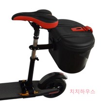 기함급 전동 킥보드 전기 2발 성인 의자 가성비 국산 튜닝 어른 피크닉 바구니 장바구니, 갈색과 흰색
