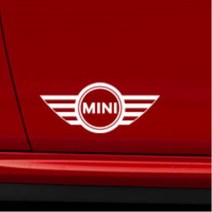 BMW미니 로고 범퍼 트렁크 꾸미기 흠집가리기 스티커 뒷유리 잔기스 파인곳커버 쏘나타LF 찌그러진곳보완 제네시스 쏘렌토 스크레치 캐스퍼 싼타페DM, 1개, 옐로우