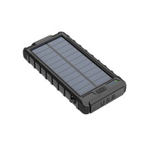 파워뱅크 보조 배터리 베터리 PINZHENG 20000mAh 태양광 태양열 보조베터리 아이폰에 대 한 Xiaomi 충전기, 01 Black_01 20000mah