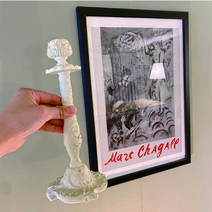 [왓위셀] 엔틱 석고 화이트 촛대 캔들홀더 2종, 촛대2종세트