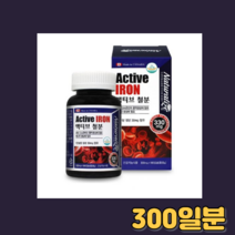 가성비 액티브 엑티브 철분 철분제 3통 300일분 직장인 회사원 직장 동료 지인 선배 후배 선배님 후배님 동기 선물 선물하기좋은 집들이 출산전 출산후 임신전 임신후 임산부 영양소