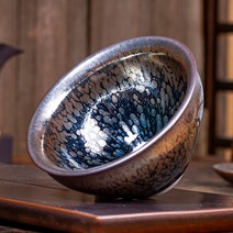 말차 다완 점차 건잔두차 세트 라지 사이즈 중국식 말차 그릇 철태 찻사발 차완, 옵션13