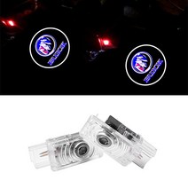 sumifun 뷰익 라크로스 Angkewei Junwei yinglang용 Led 웰컴 라이트 자동차 레이저 라이트 도어 프로젝션 램프 2pcs, 08