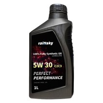 레인스카이 프리미엄 엔진오일 100%합성엔진오일, 엔진오일 5W 40, 1L, 1개