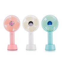 고집쟁이녀석들 손선풍기 샬롬휴대용선풍기 핸디선풍기 3종, 3.민트 : 스티커형식_밝은고딕(20개이상만)