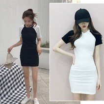미니원피스 여성스런 바디라인 딱붙는 여름원피스
