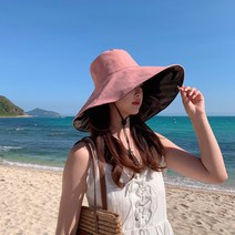 썬캡 여블랙젤 자외선차단 벙거지 봄여름 챙차양 접이식 썬캡