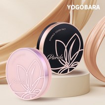 요고바라 홈쇼핑 피오리다 에센스 커버팩트 쿠션 미백 주름개선, 1+1(블랙+핑크)