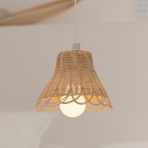 당기는 LED 전구 라탄 조명 무드등 LA3, 화이트, 주백색