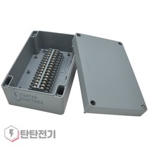 FI-AL-30PIN 알루미늄 핀박스 30 PIN BOX 단자박스 터미널 조인트 단자대 일체형 제어 박스 FIBOX, 1개