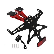 야마하 티맥스560 테크맥스 튜닝 번호판 프레임, 블랙, 1개