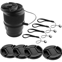 카메라렌즈캡 렌즈캡홀더 49mm 52mm카메라 렌즈 캡 홀더 커버 37mm 49 52 55 58 62 67 72 77 82mm 캐논, 01 Without Logo_17 105mm