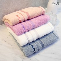 송월타올 AB재즈 최고급면 20수 120g 40X77cm, 연회색