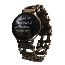 BestTechTool Leatherman Tread 및 다른 스마트워치와 호환되는 시계 어댑터 - BTT (삼성 갤럭시 42mm Active 40mm Active2 40 4, Black-TREAD LT, Samsung Galaxy 42 Active 40 Ac