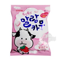 롯데 말랑카우 딸기158g 군것질 간식대장 과자할인점, 단품, 단품